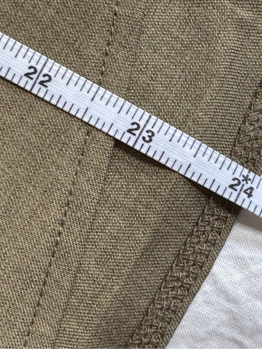 Khaki 2-Pieces Pant with Pockets and V-Neck Top Size XXL Short Sleeved - Picture 7 of 16